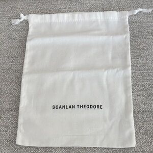 Scanlan Theodore White Logo Drawstring Dust-bag